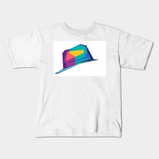 pop art men's hat Kids T-Shirt